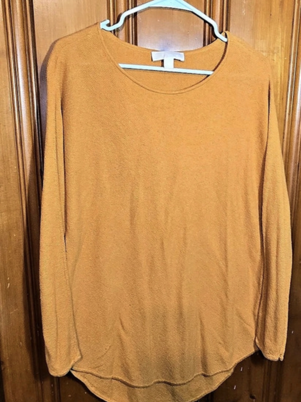 Michael Kors Crew Neck Sweater in Orange Size Medium